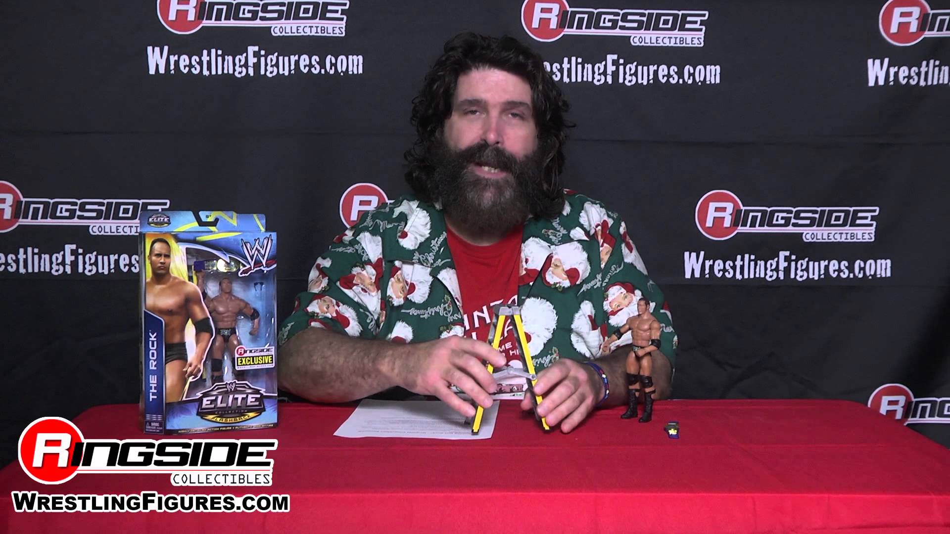 TOY TIME WITH MICK FOLEY: The Rock Ringside Collectibles Exclusive