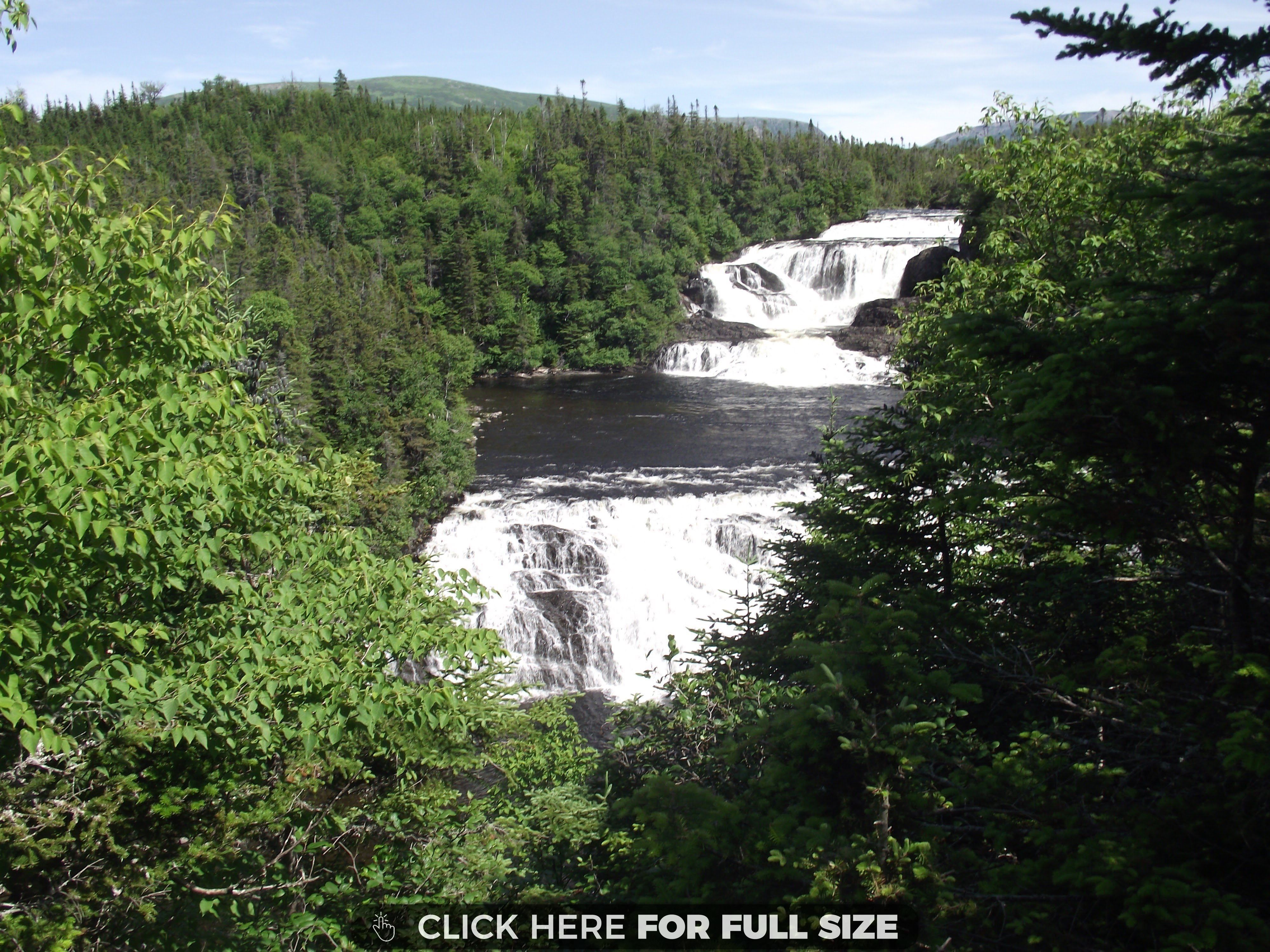 Bakers Brook Falls Newfoundland 4K wallpaper