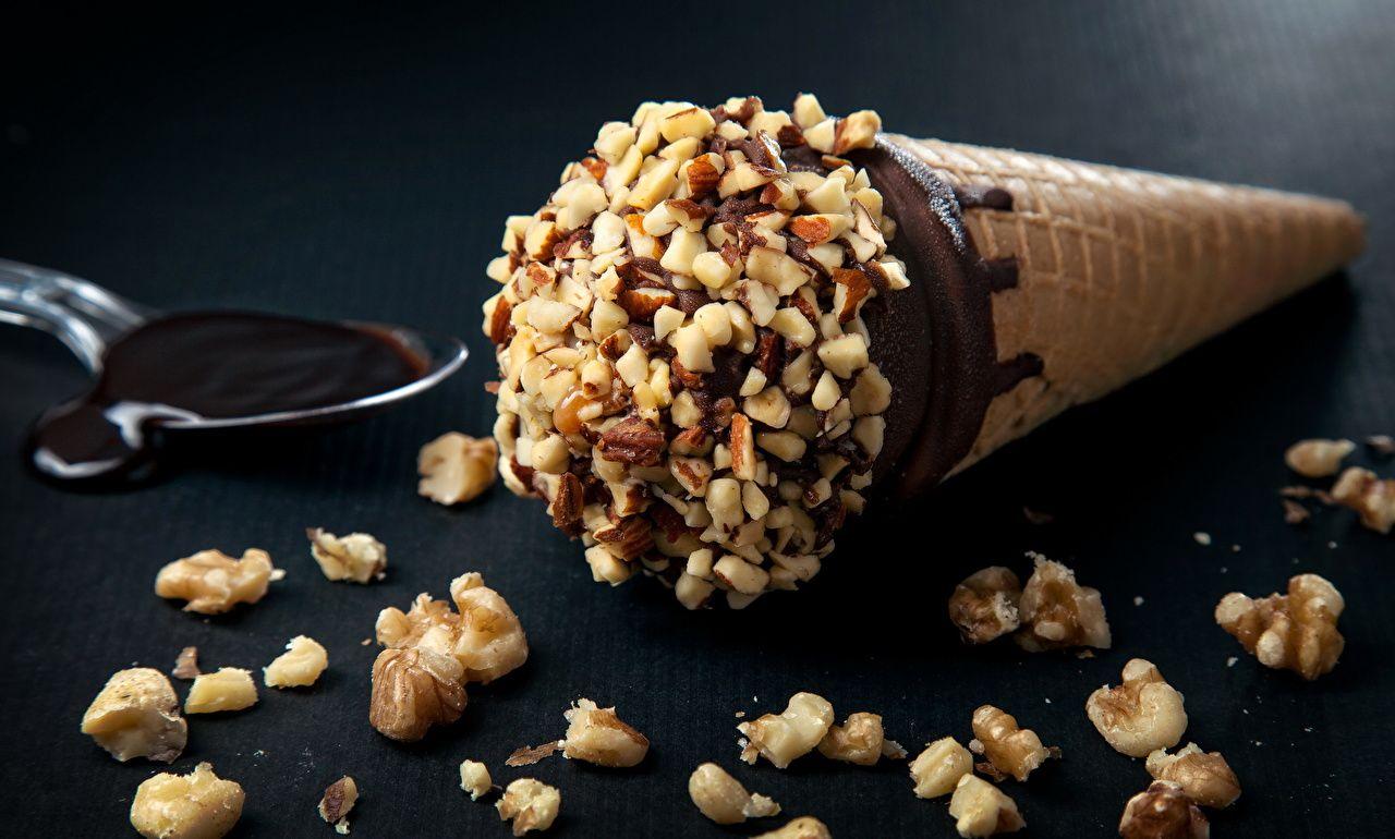 Wallpaper Chocolate Ice cream Food Nuts Sweets