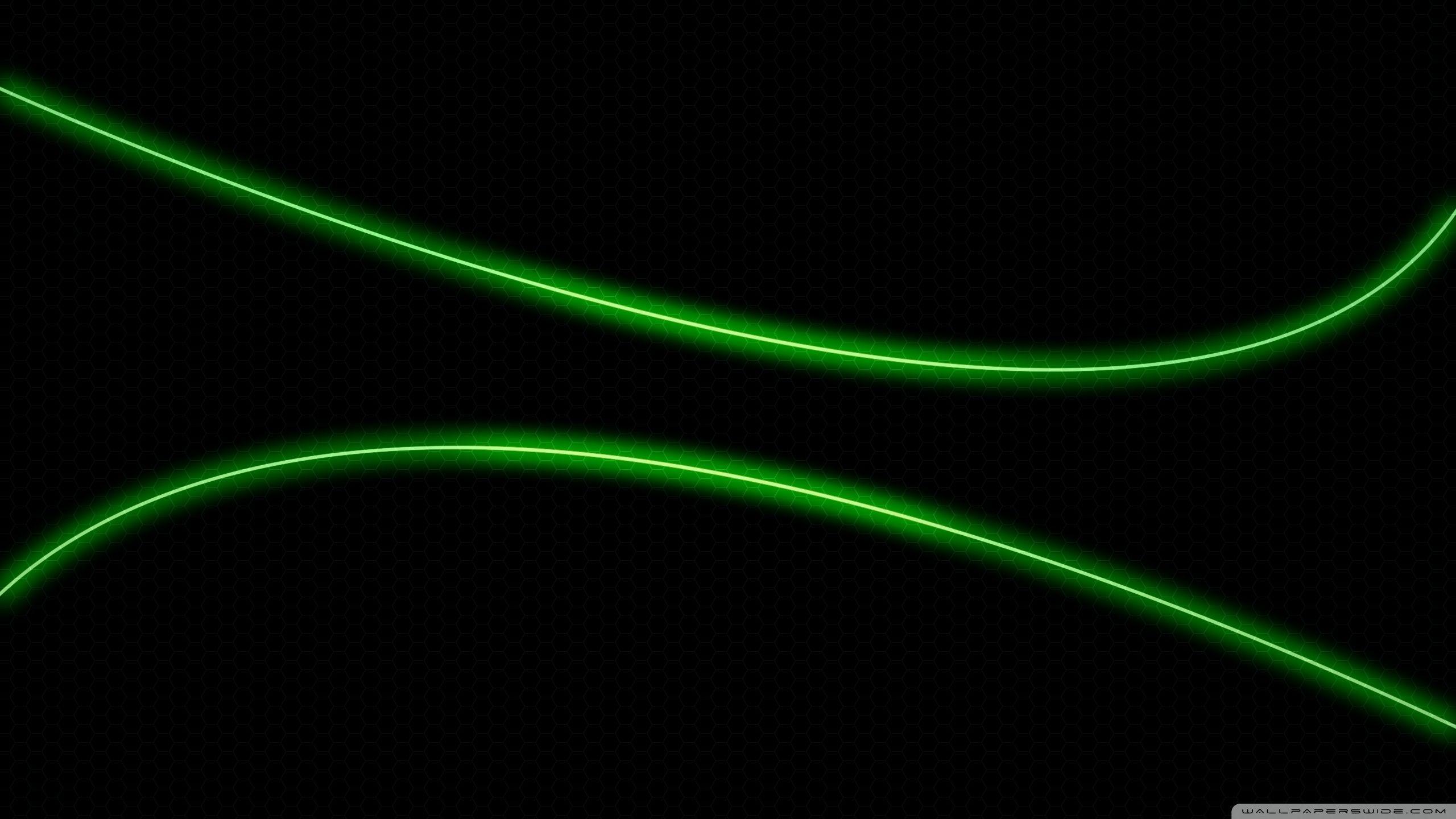 Green Neon Light HD desktop wallpaper, Widescreen, High