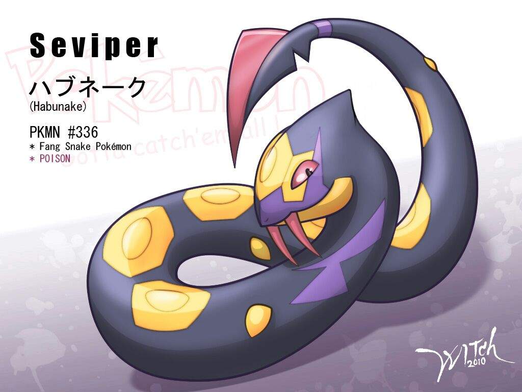 The Elements. Seviper. Poison Blog. Pokémon Amino