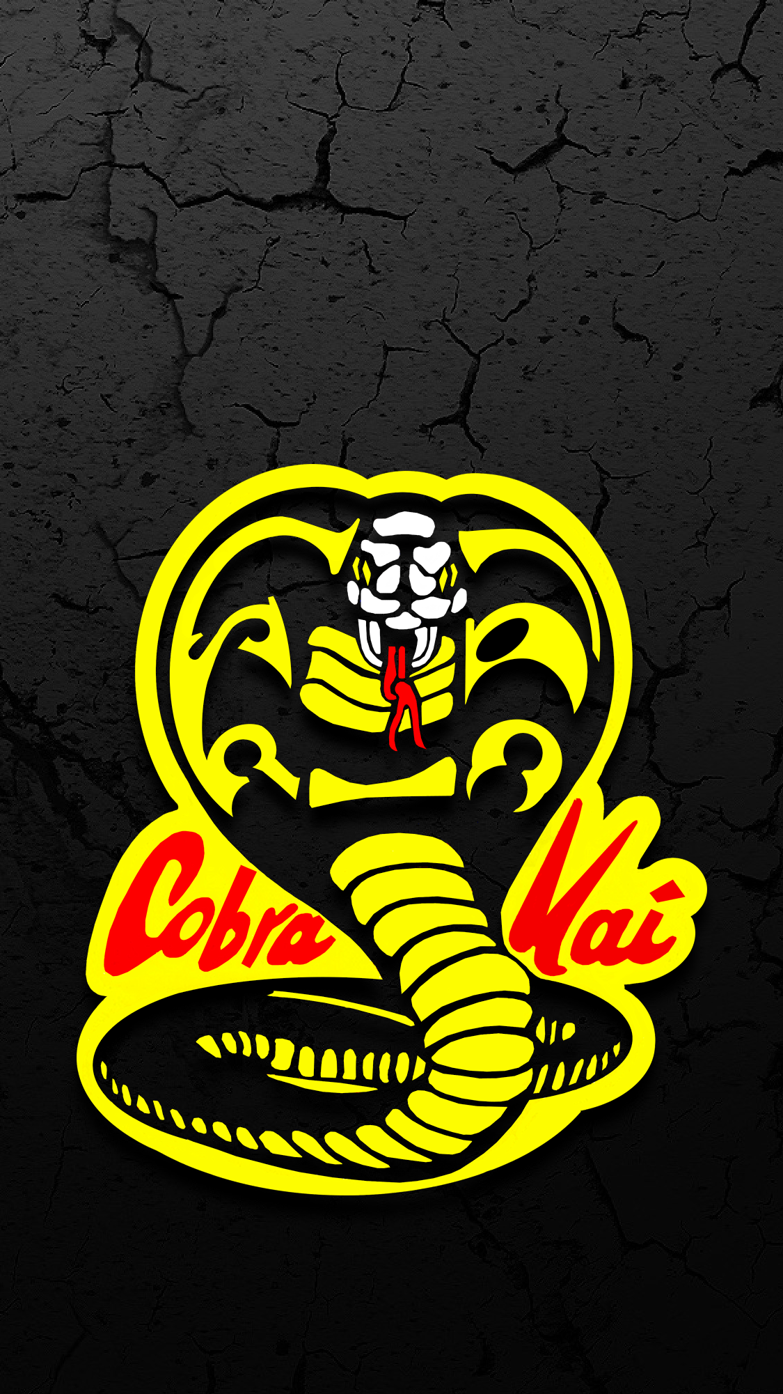 Yellow Cobra Kai illustration, The Karate Kid Logo Font, Cobra Kai, text,  animal png | PNGEgg