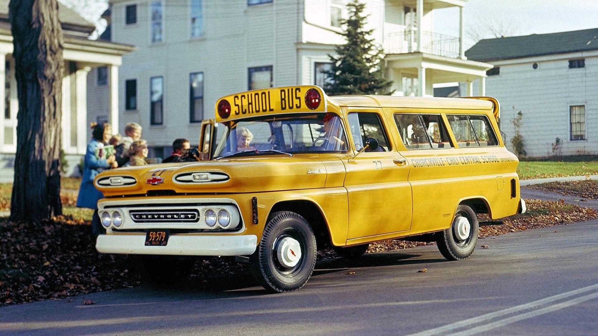 Classic Chevrolet School Bus