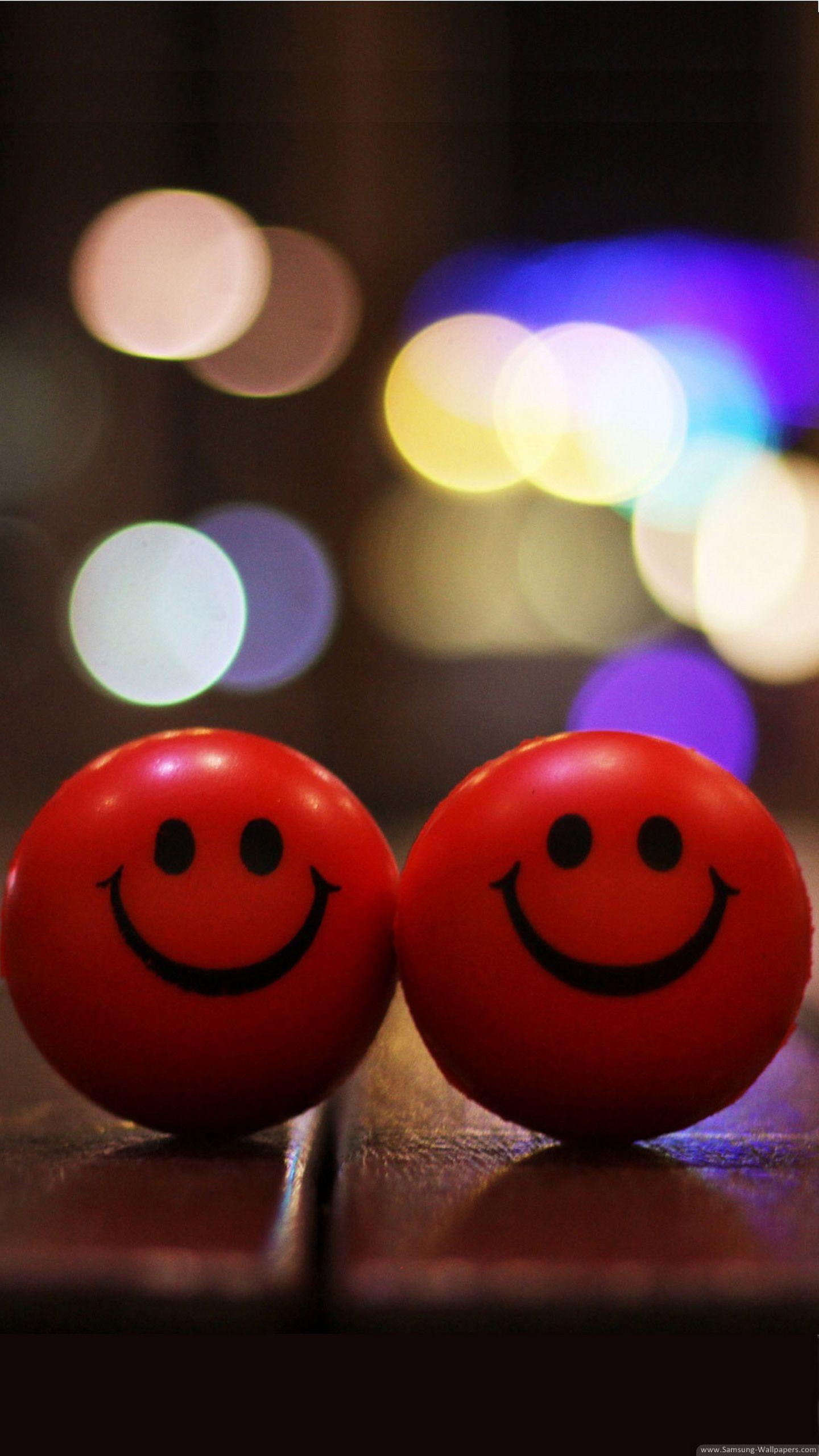 Two little red smiley balls!. Cool & Funny