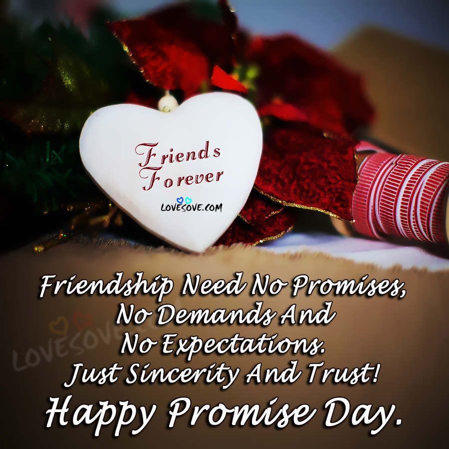 Promise Day Quotes For Best Friends's Day Picture