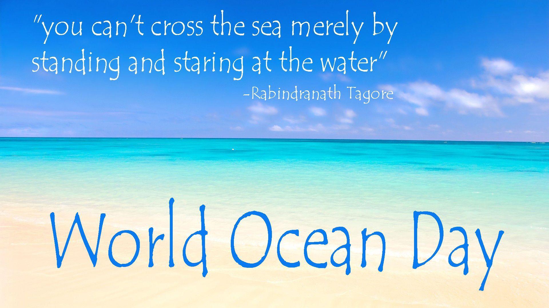 Happy World Ocean Day Wallpaper