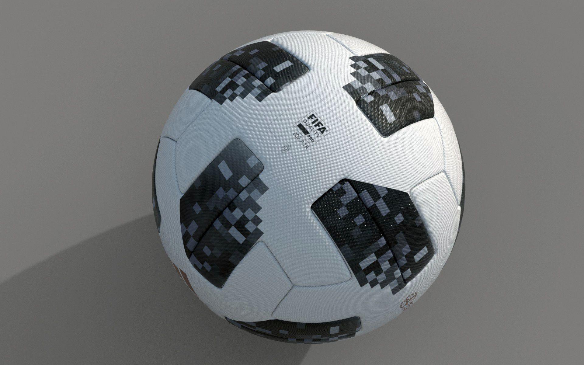 3D model Soccer Ball 2018 Telstar 18