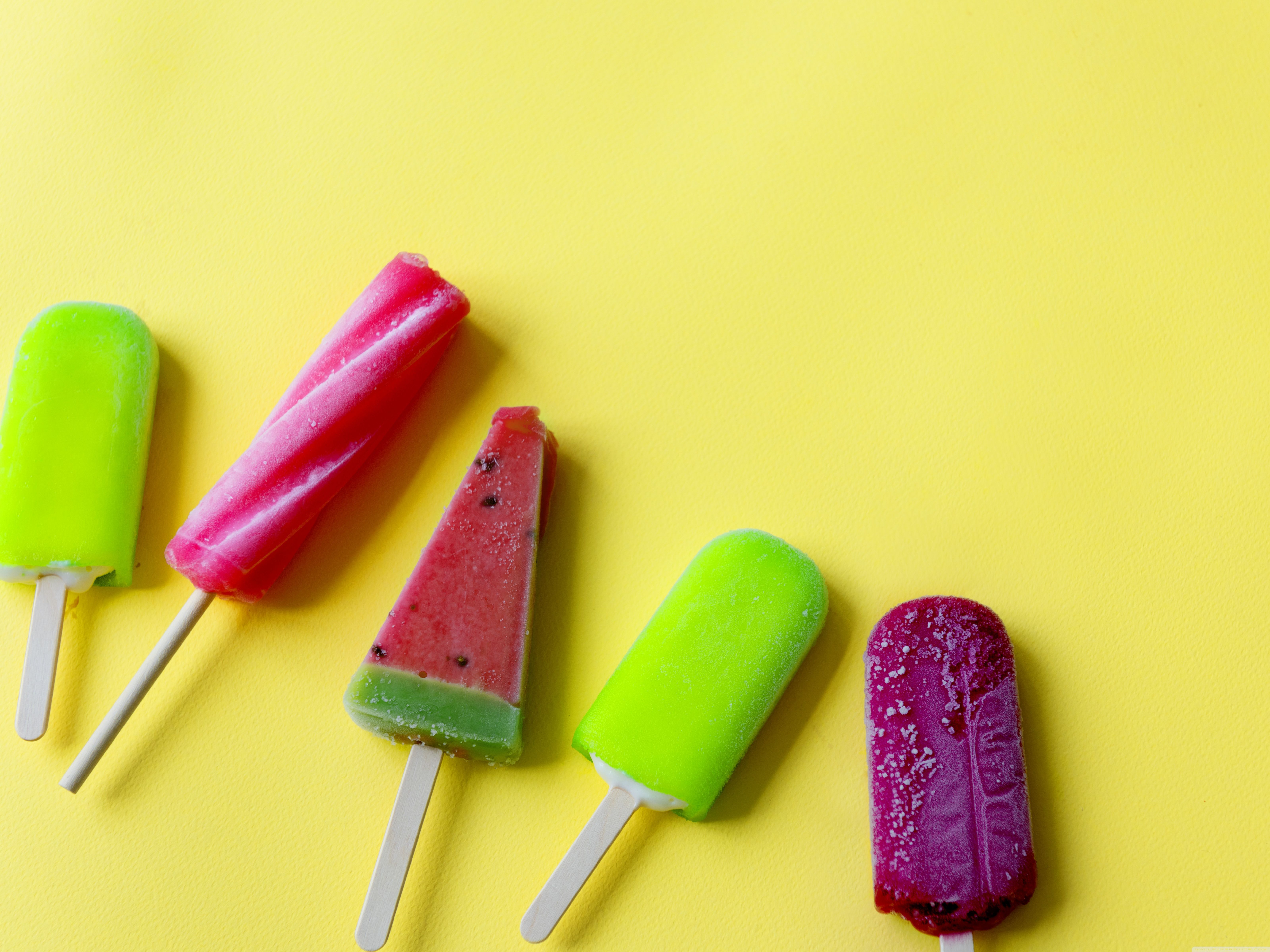 Summer Ice Cream Popsicle Fruit Blue Background Summer Ice Cream Fruit  Background Image And Wallpaper for Free Download