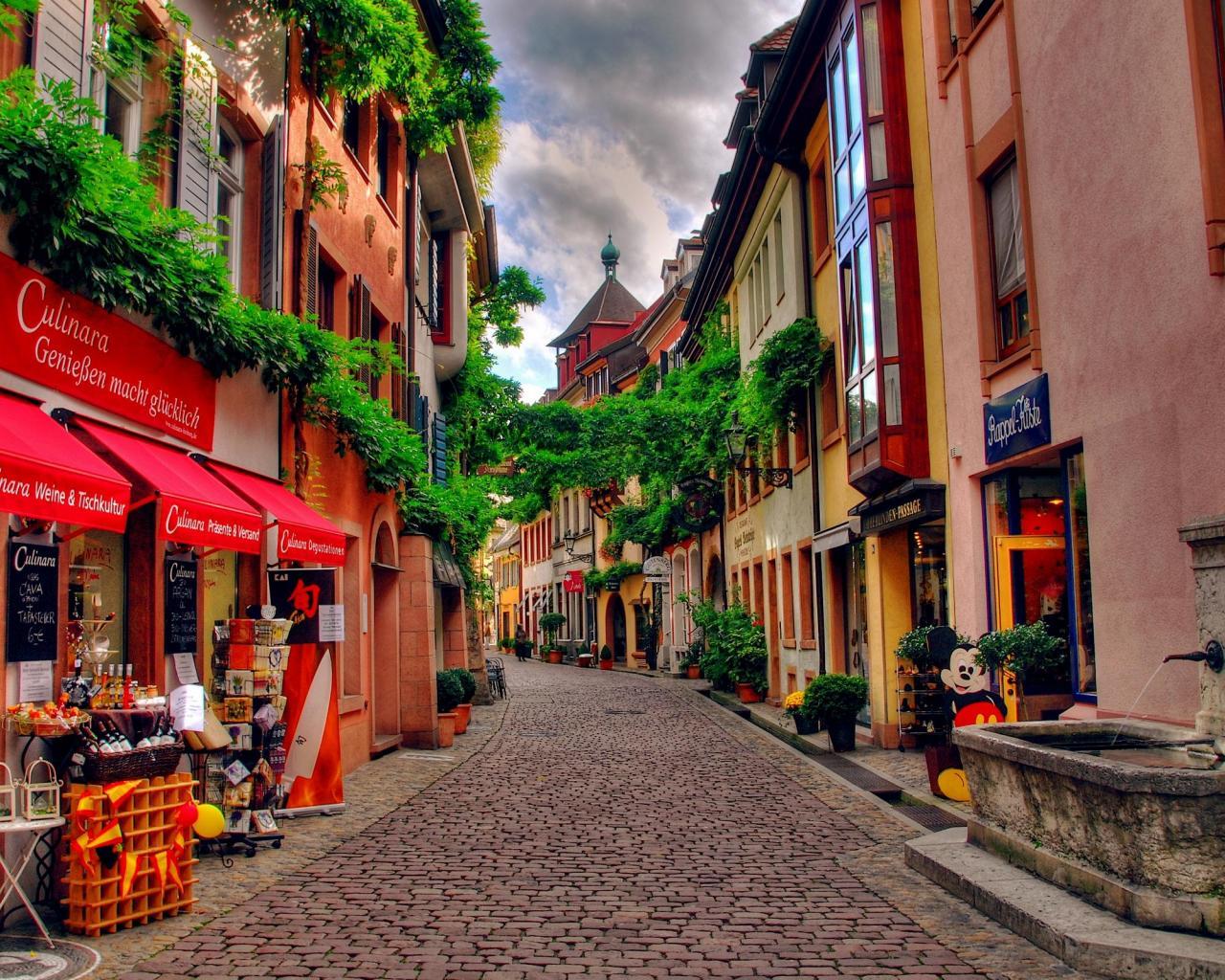 Germany City Street HD Wallpaper, Background Image