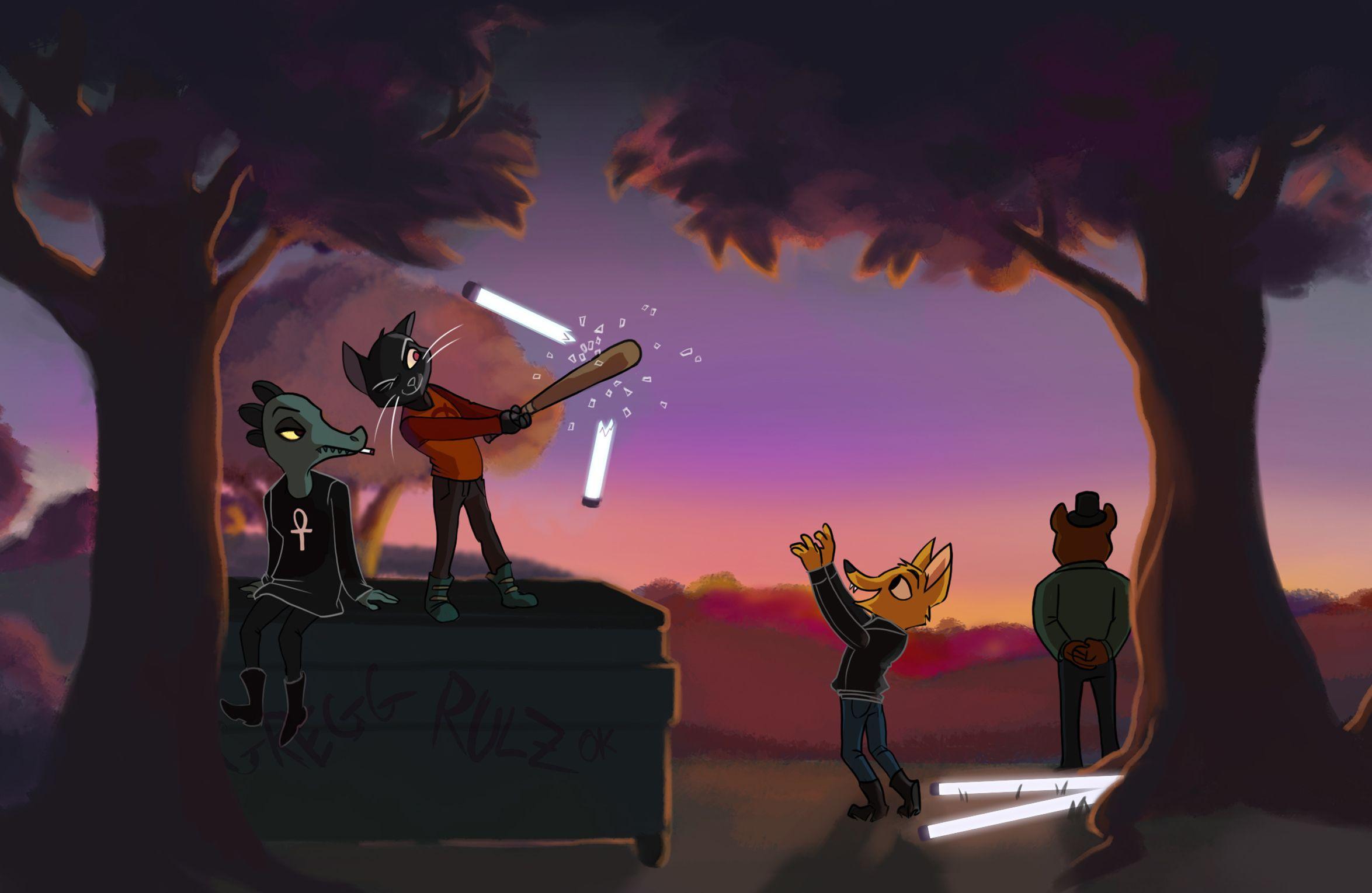 I'd love some Wallpaper for Night in the Woods - Wallpaper Engine
