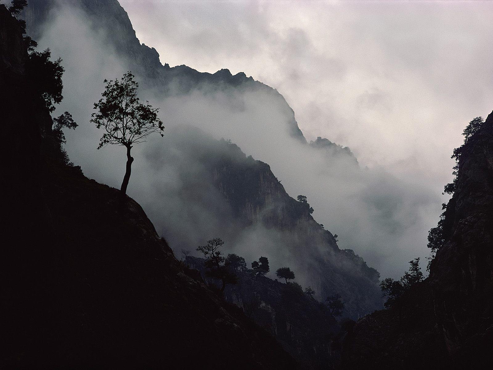 Desktop Background. Mountain wallpaper, Foggy mountains, Nature