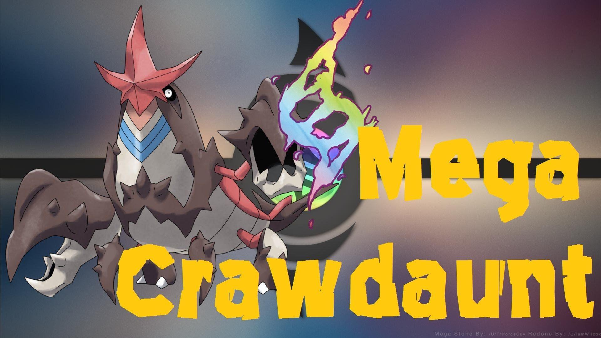 Mega Crawdaunt. Pokemon Omega Ruby and Alpha Sapphire Fan Art