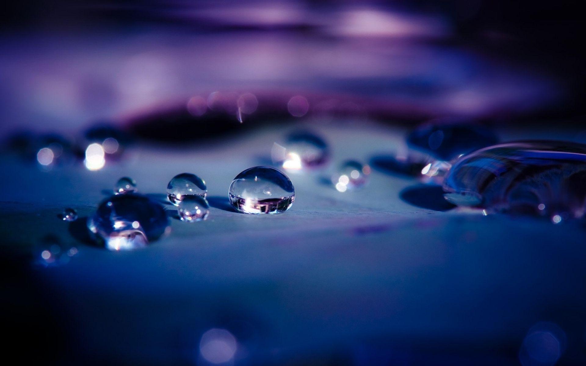 Macro Water Drops reflection wallpaperx1200