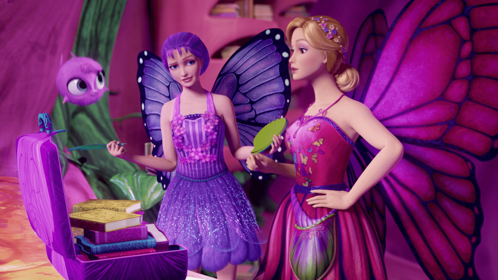 Kids Cartoons: Barbie Mariposa and the Fairy Princess HD Wallpaper