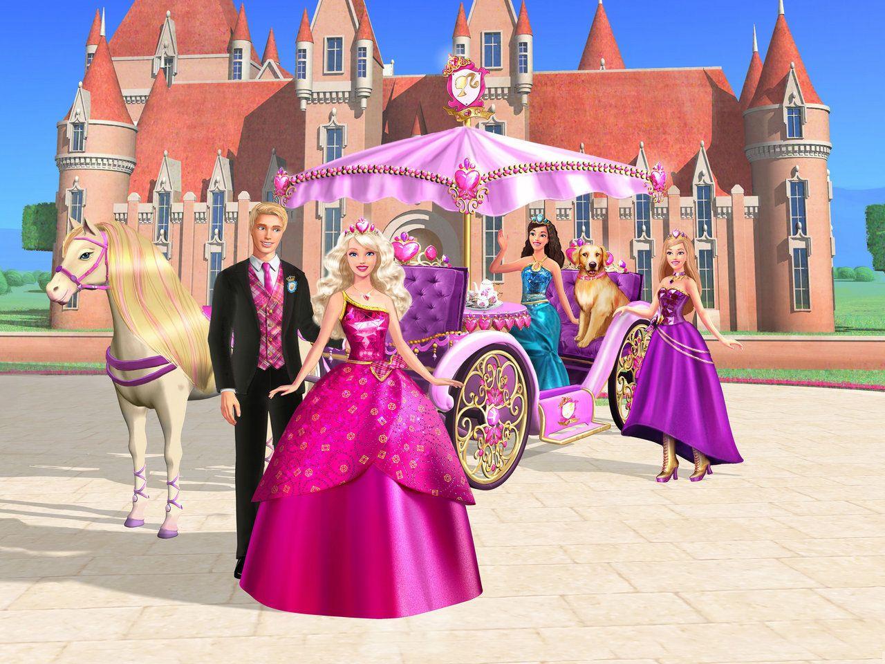 Barbie Princess Charms School Entertainment Hd Wallpaper