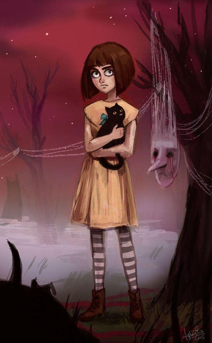fan art for game Fran Bow it's a bеutiful game **. Creepy games