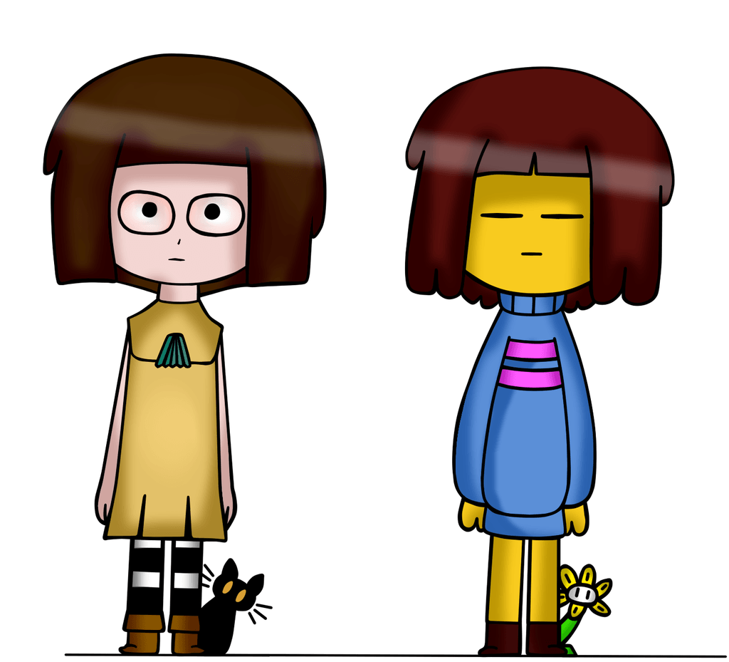 Frisk and Fran [Undertale and Fran Bow]