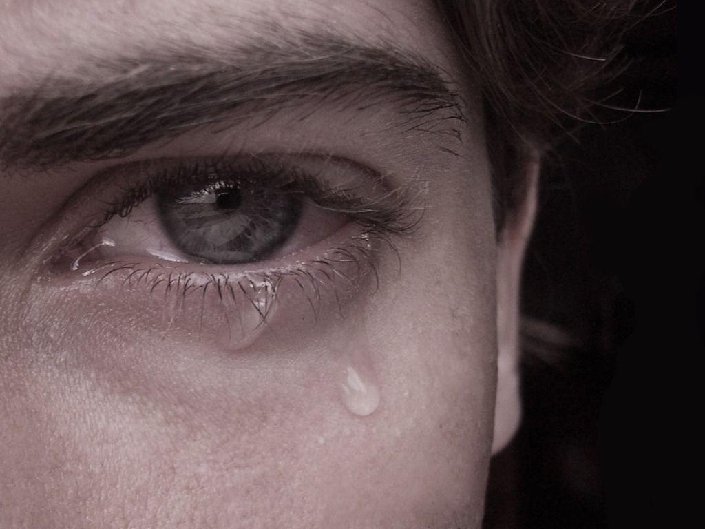 sad boy in love crying