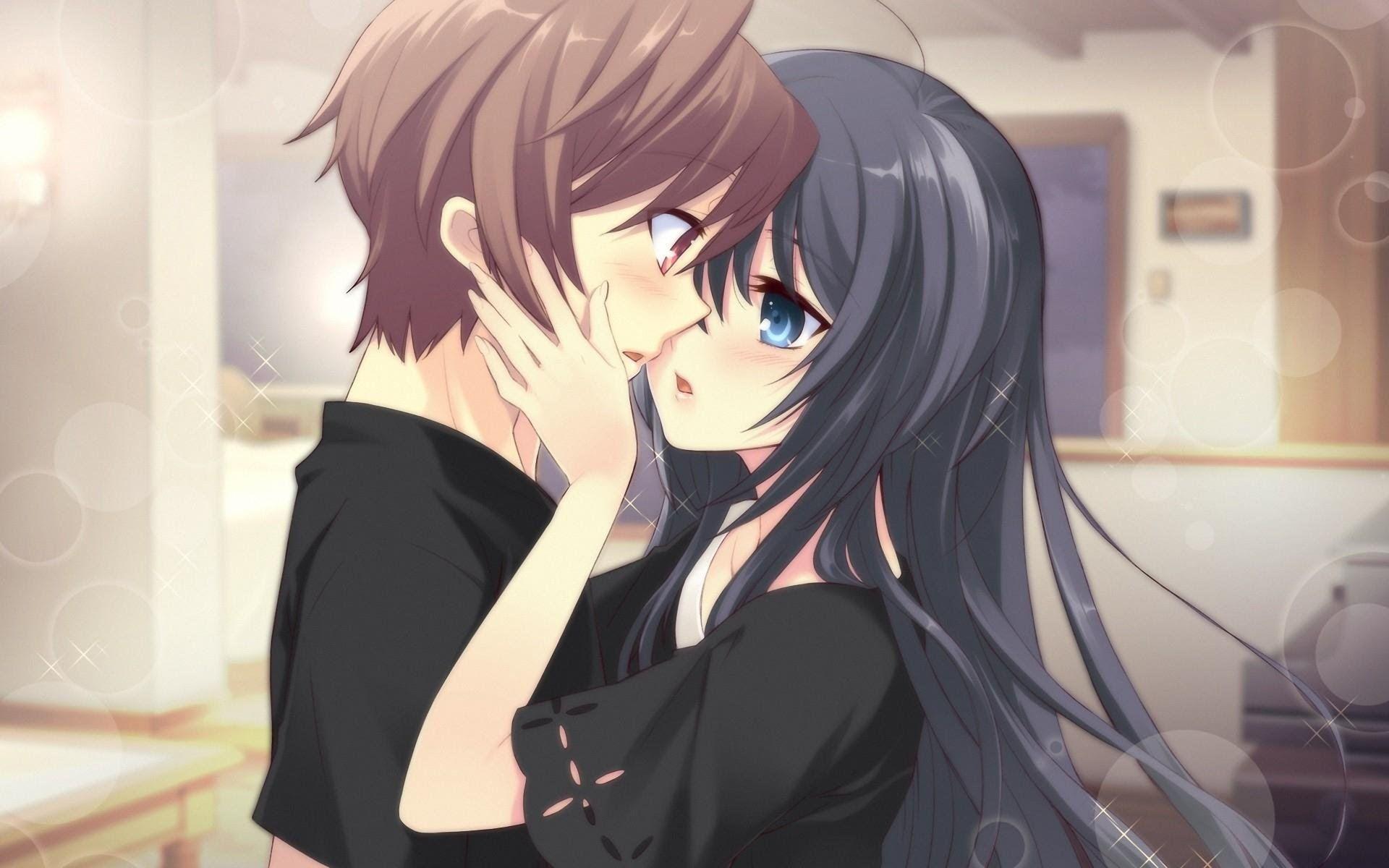 Wallpaper : 1920x1080 px, anime, kissing 1920x1080 - goodfon - 1012816 - HD  Wallpapers - WallHere