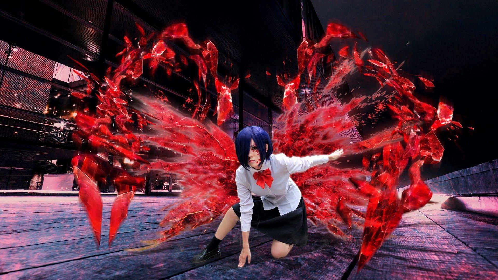 Touka Kirishima Tokyo Ghoul Live action scene HD wallpaper