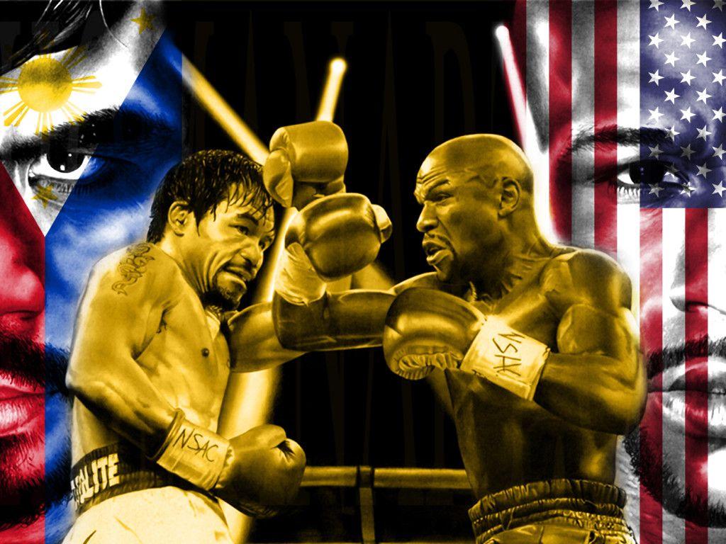 Manny Pacquiao vs Floyd Mayweather HD Wallpaper