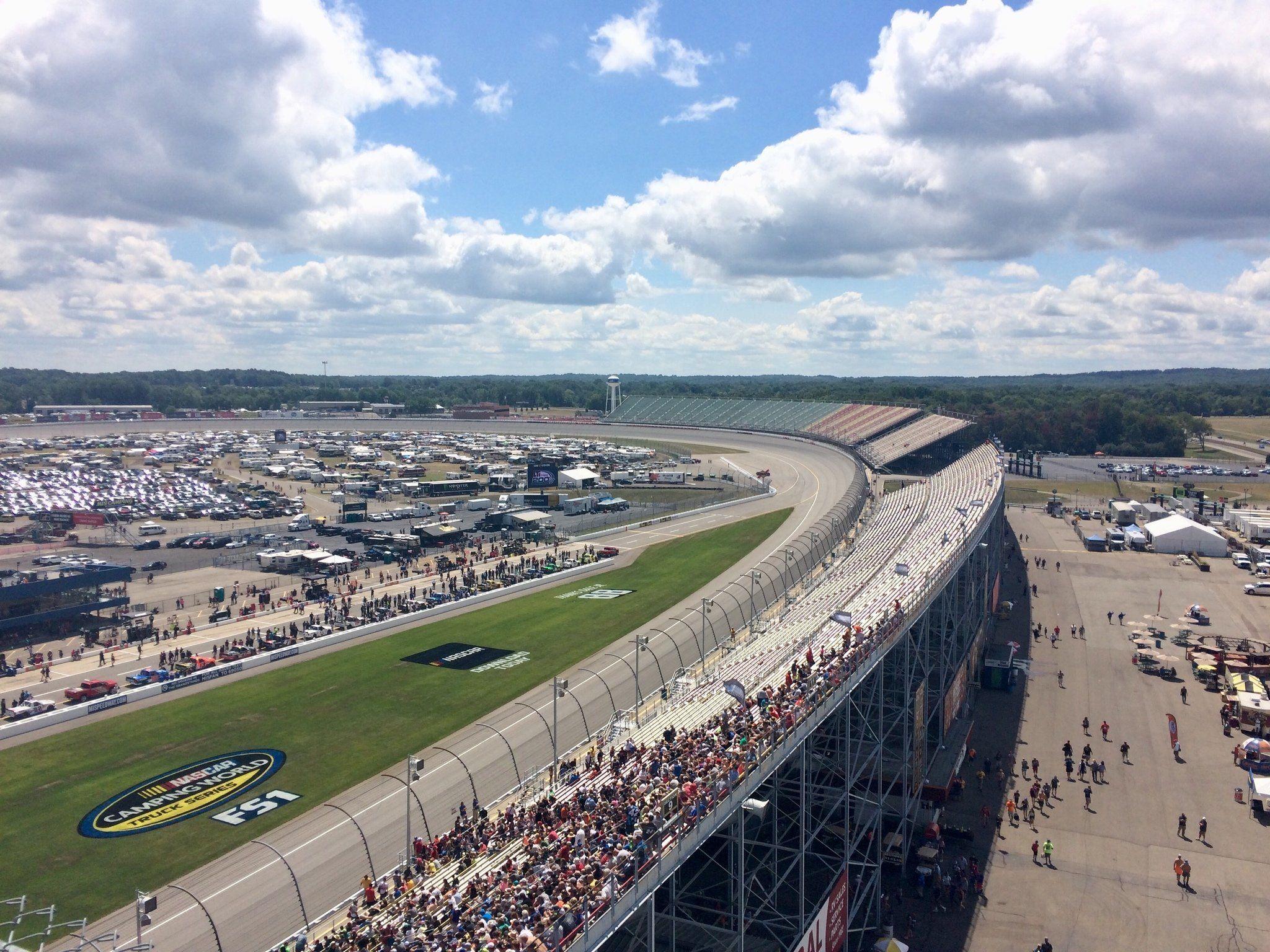 Turn 1 Grandstands Being Torn Out At MIS For High End Campground