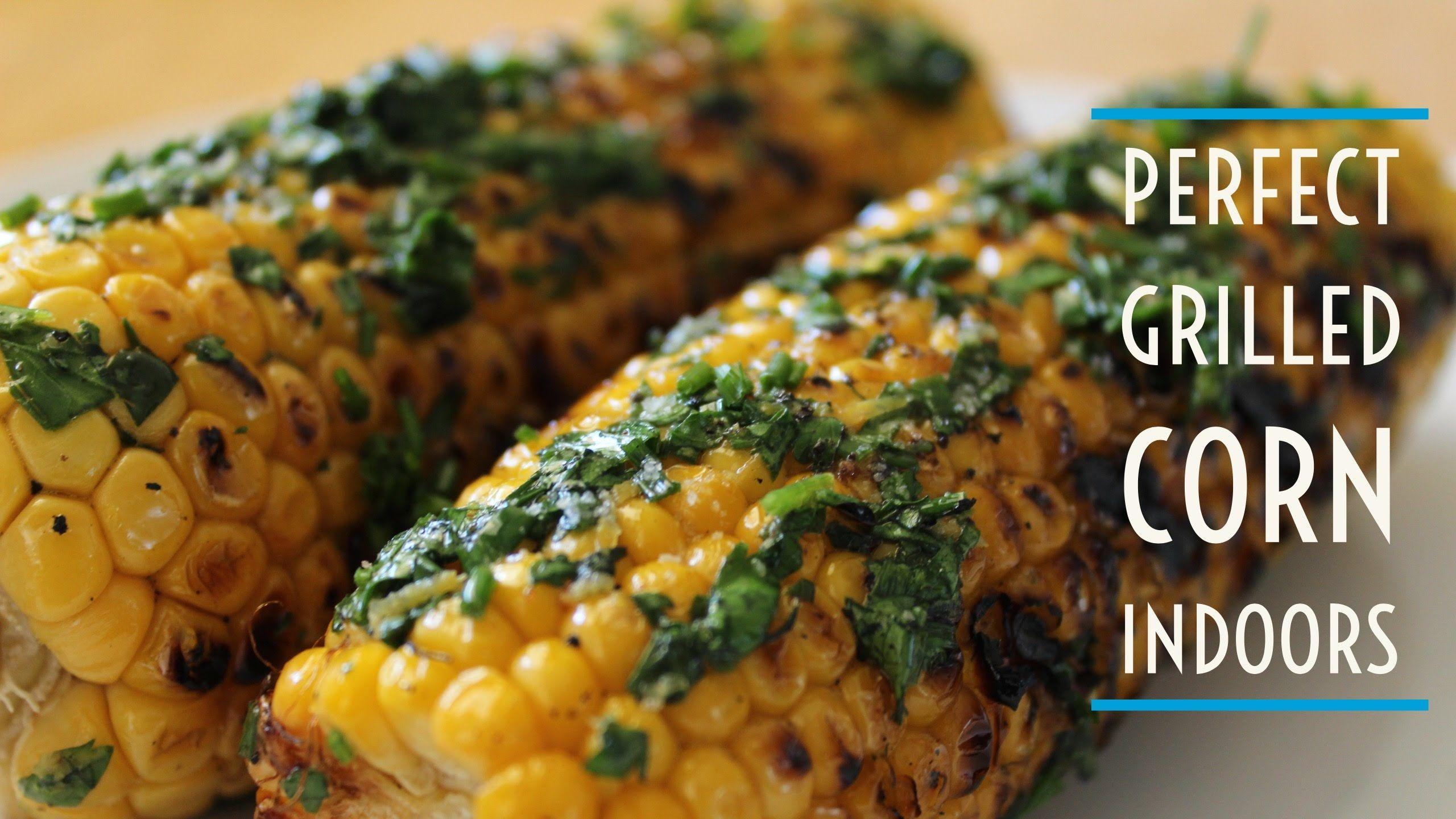 Vegan barbecue indoors: The perfect grilled corn on the cob recipe