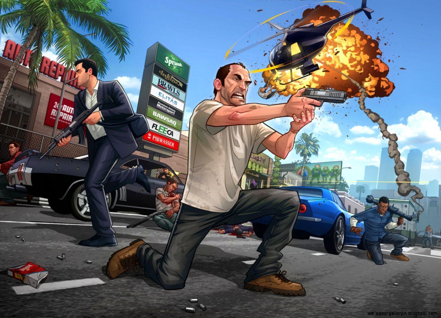 Grand Theft Auto Gta 5 Wallpaper HD