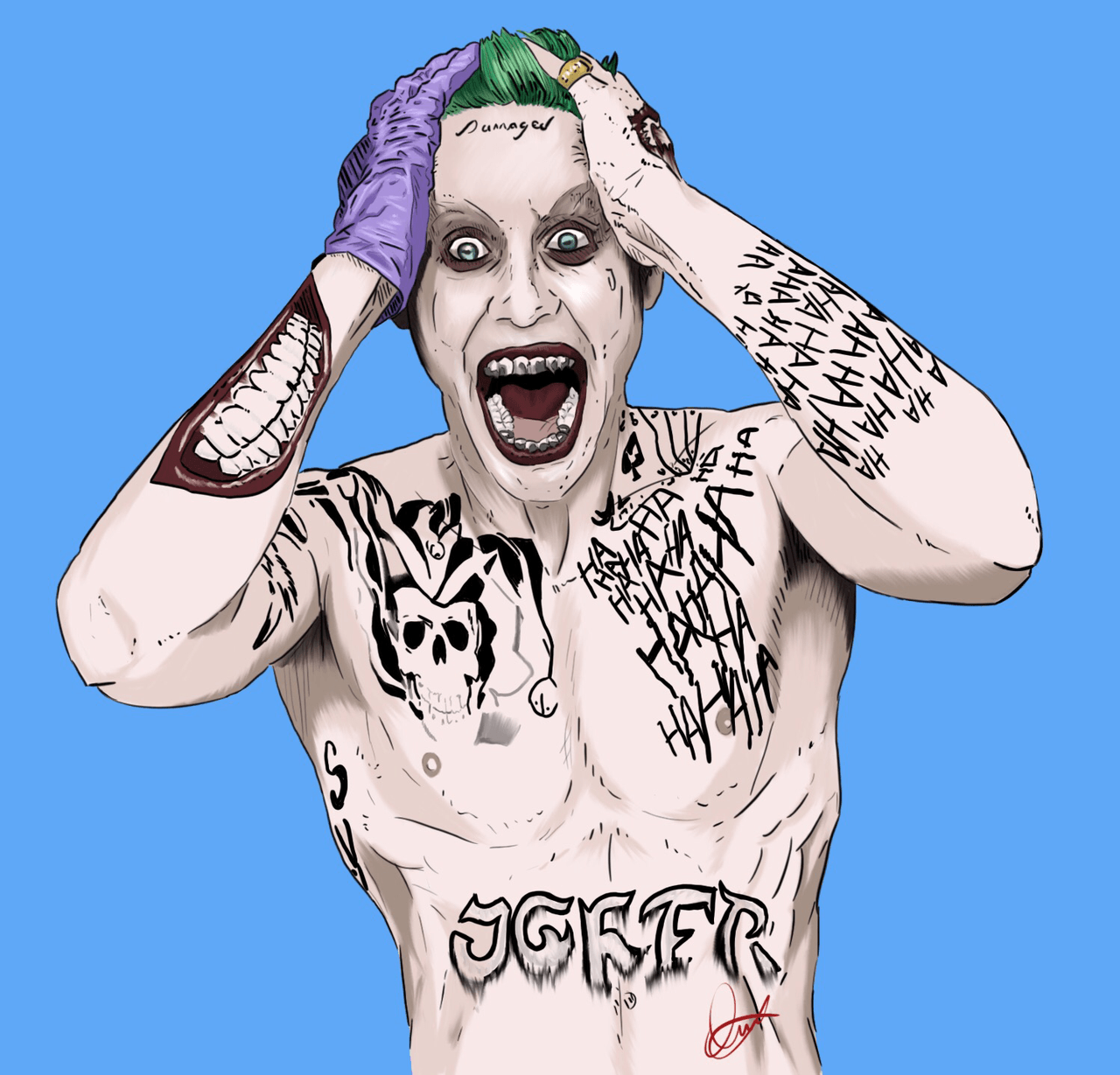 Download Jared Leto Joker Wallpaper Desktop Background
