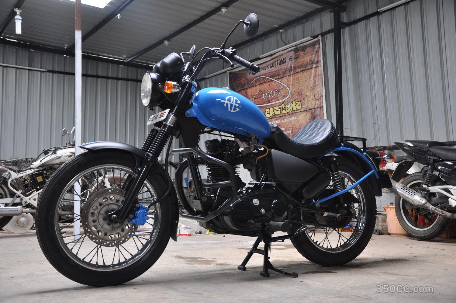 Royal Enfield Modified Modified Thunderbird Cerulean Blue