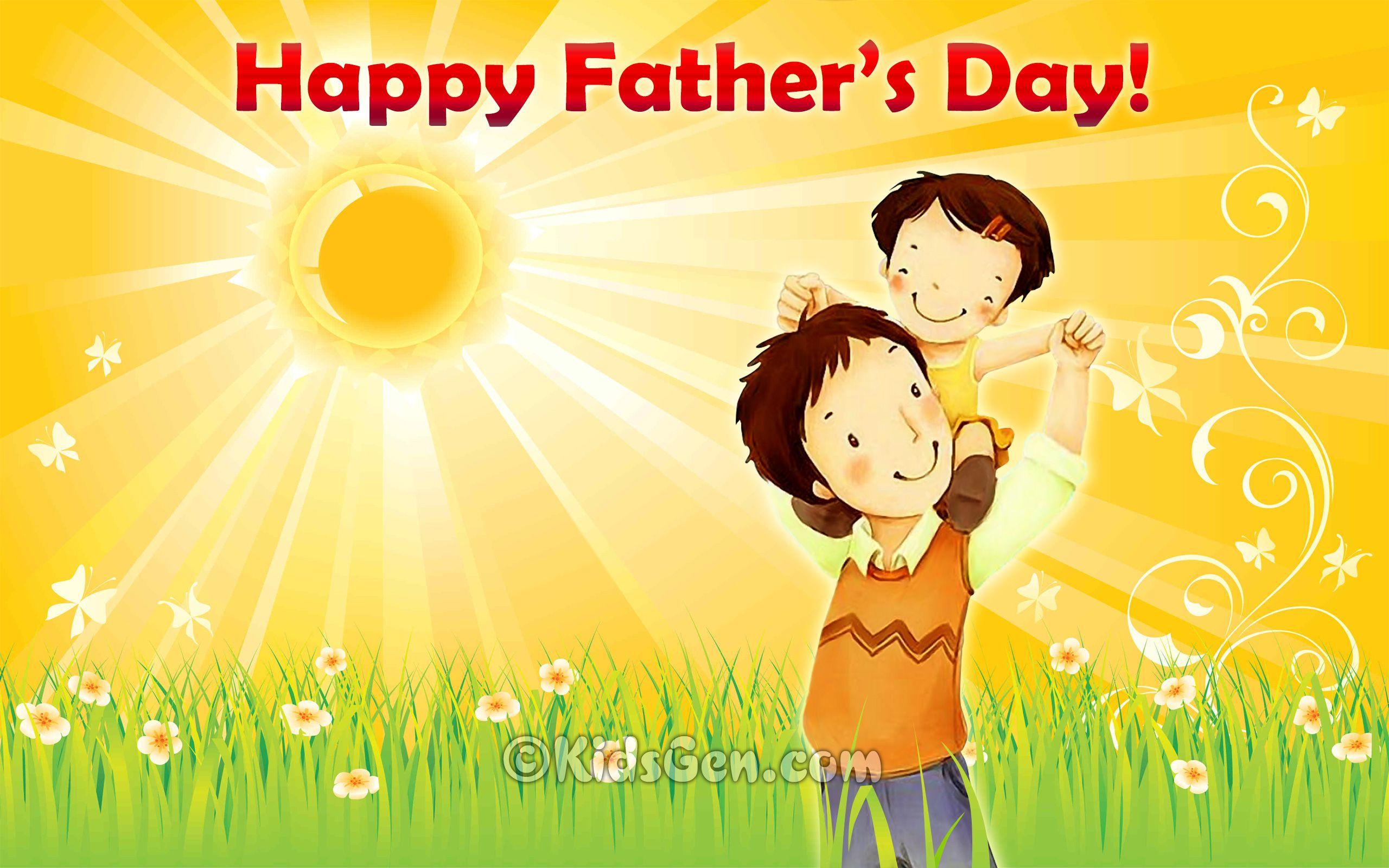 Father's Day Wallpaper for Kids. Free Father's Day background