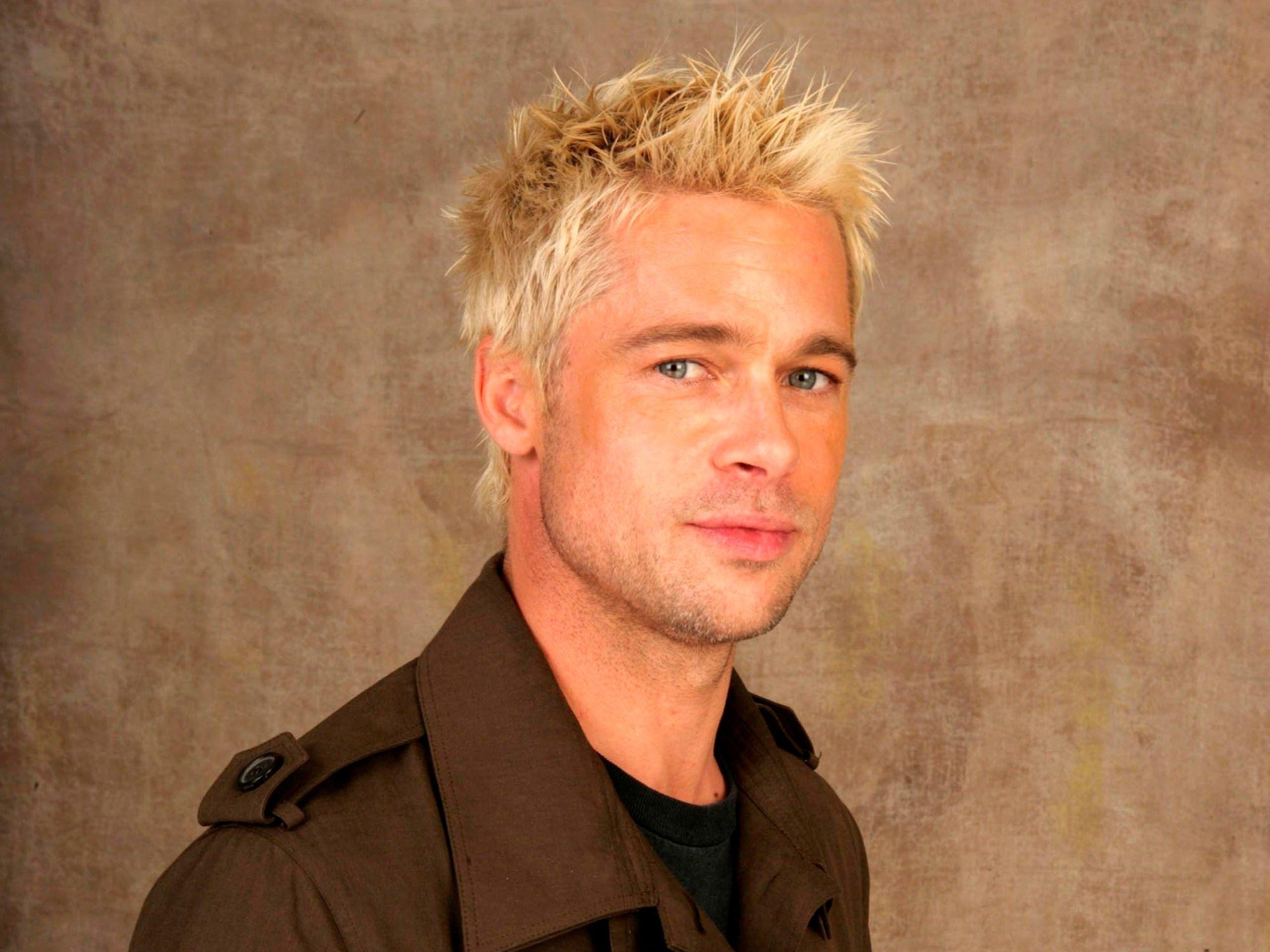 Brad Pitt Blonde Wallpaper