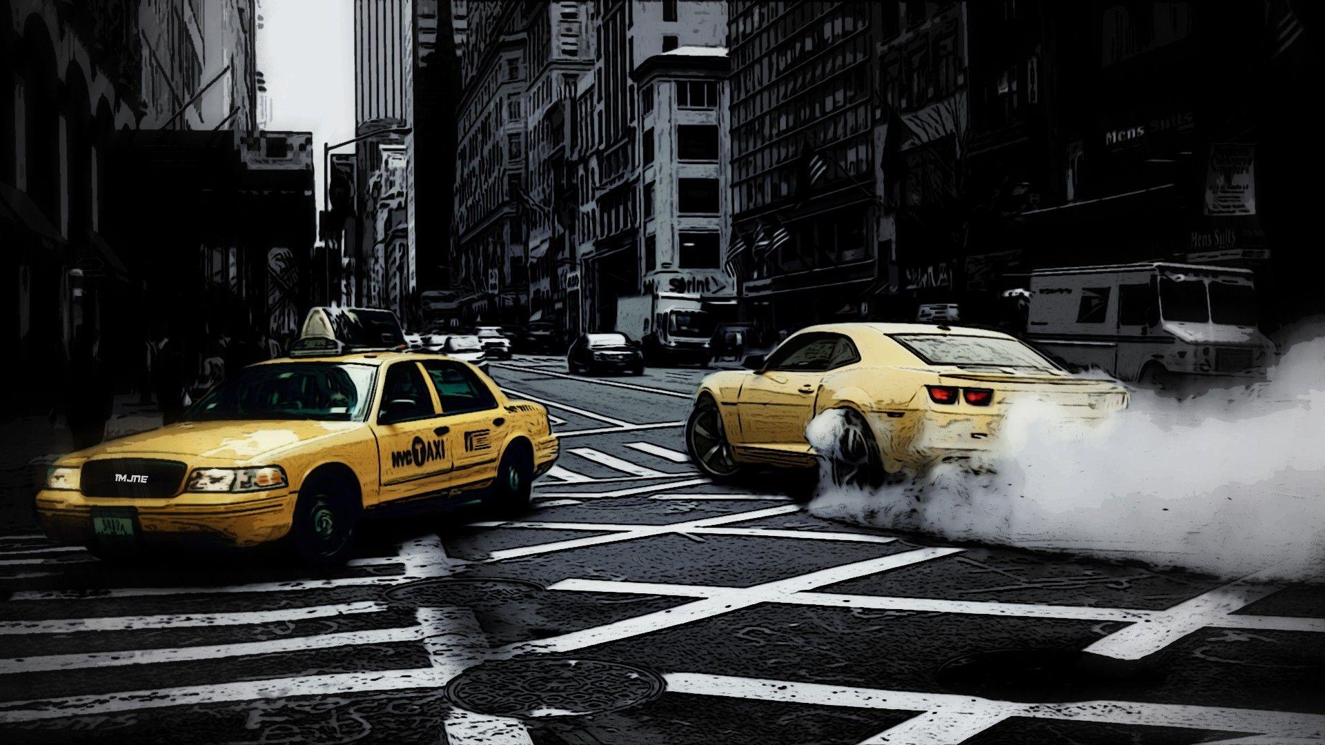car, New York City, Taxi, Street Wallpaper HD / Desktop and Mobile