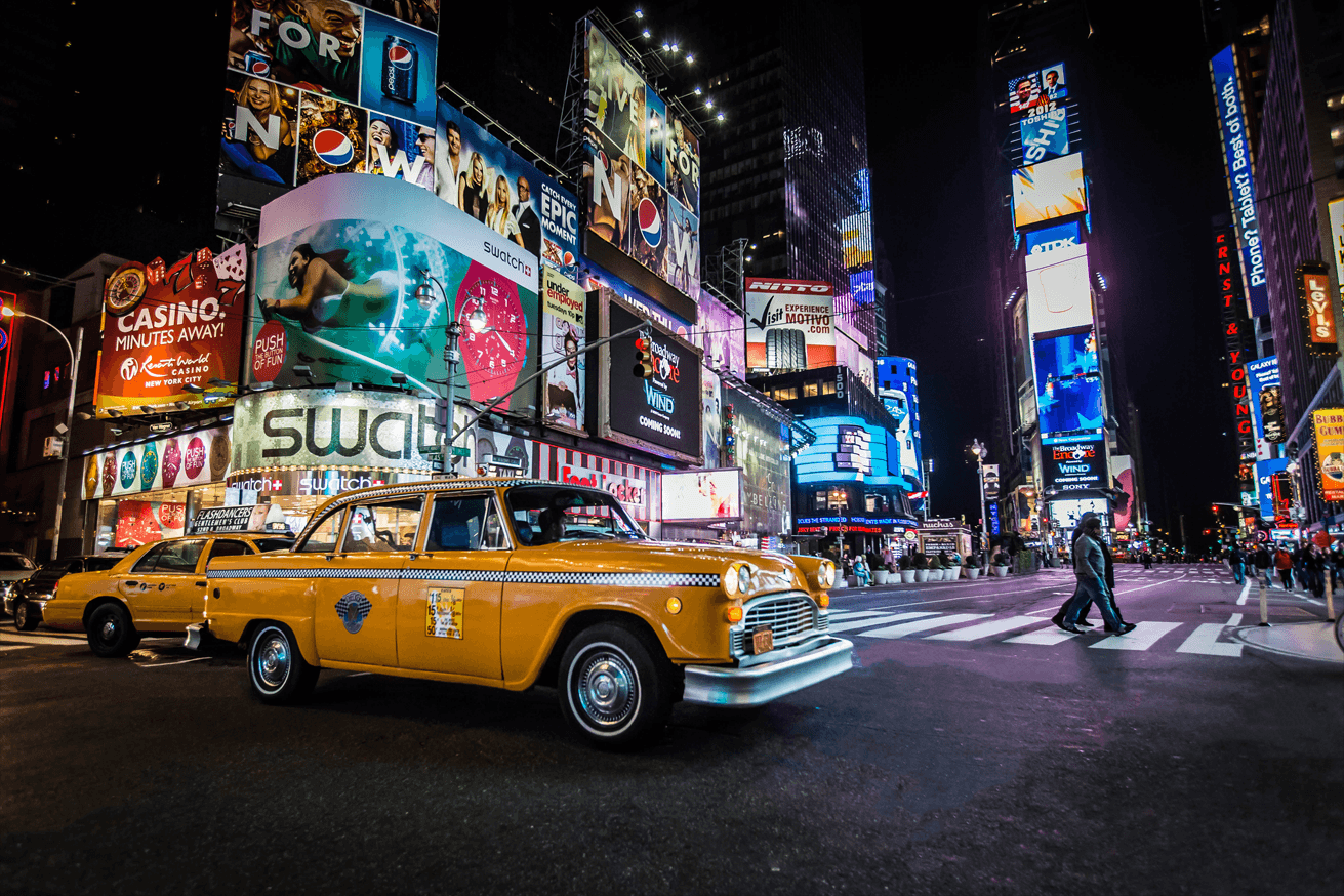 Times Square Day Empty HD Wallpaper, Background Image