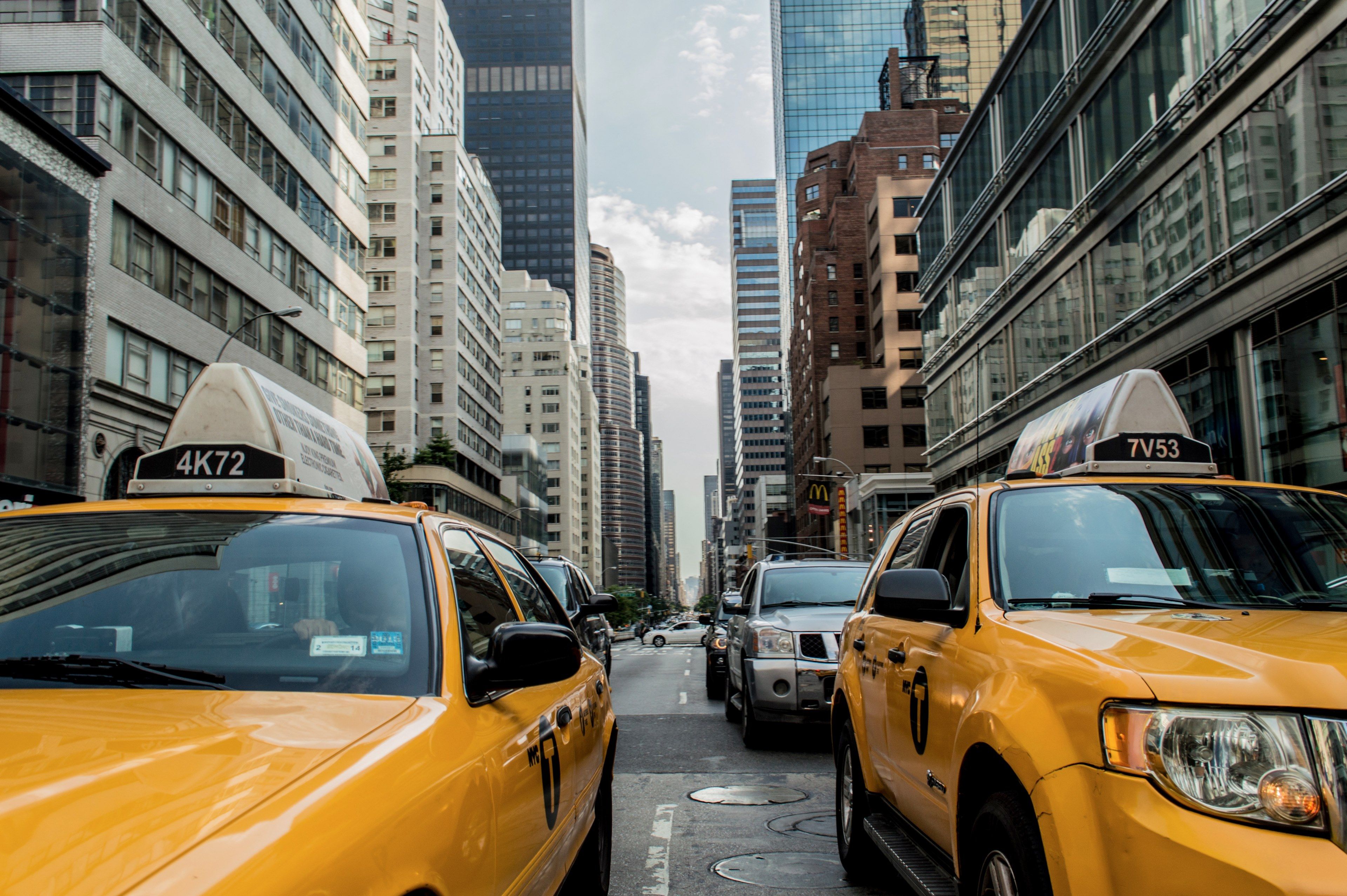 taxi cab #traffic #cab #new york #street #road #nyc 4k wallpaper