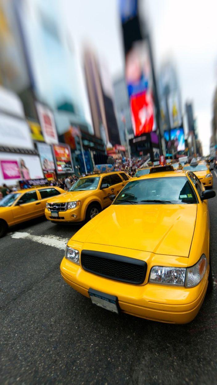 City HD Taxi New York iPhone 5 Wallpaper: Desktop HD Wallpaper