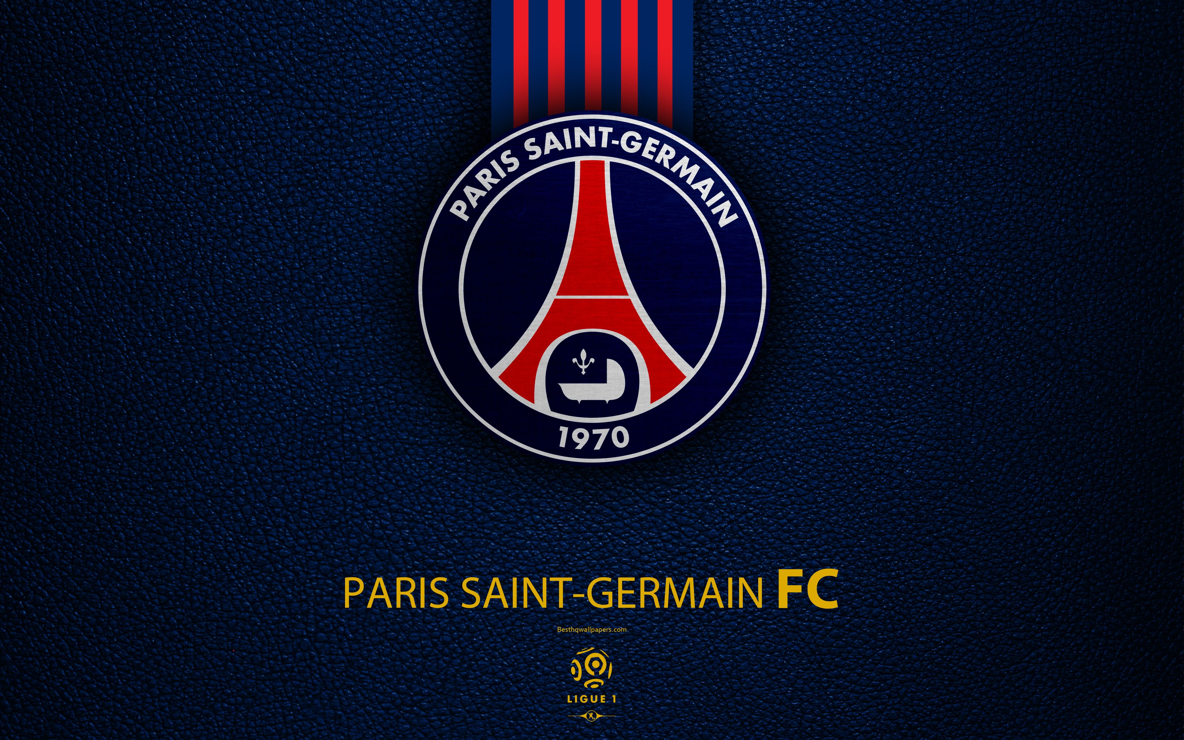 Download Wallpaper Paris Saint Germain, PSG, 4K, French Football