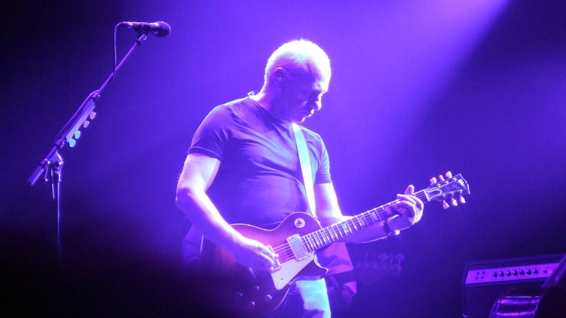 Download Wallpaper 1920x1080 mark knopfler, guitar, light