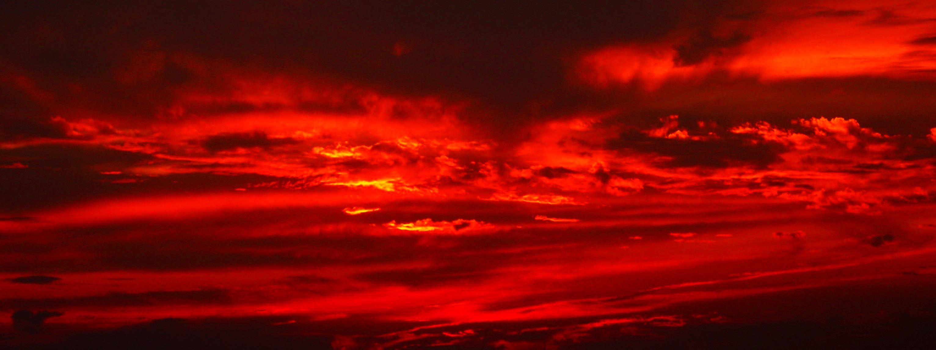 Setting Sun 72  Red sunset Red sky Dark red wallpaper