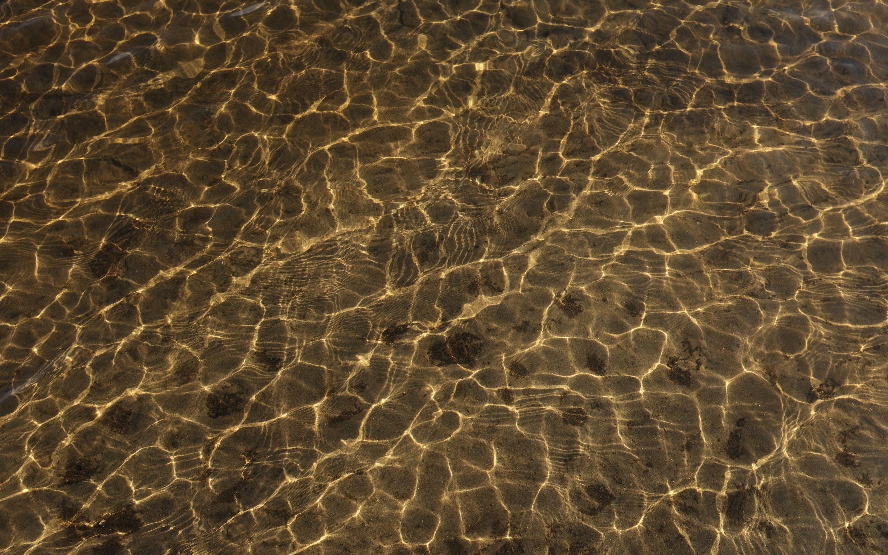 Water ripples light and shade brown wallpaperx1800
