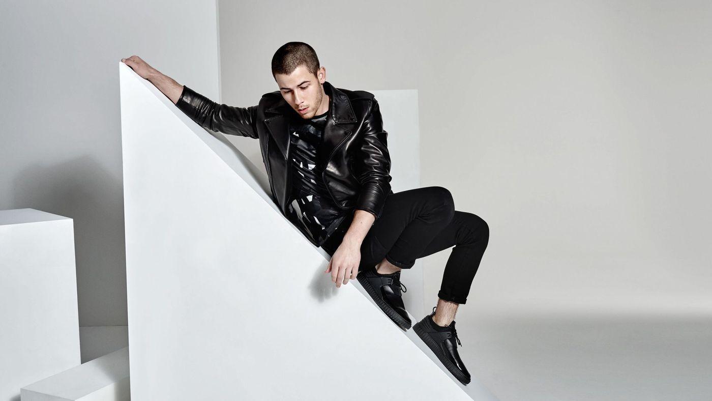 Nick Jonas steps out to make a new line of sneakers with L.A.'s