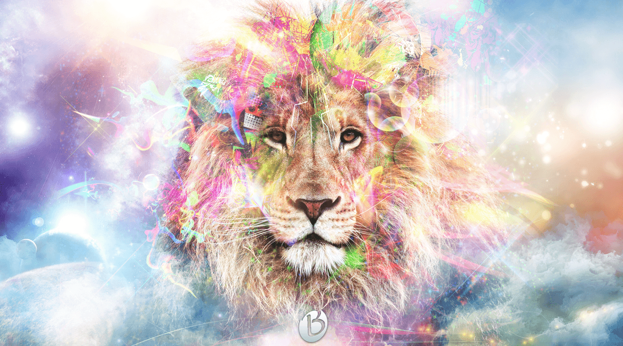 Abstract Lion Wallpaper HD 07479
