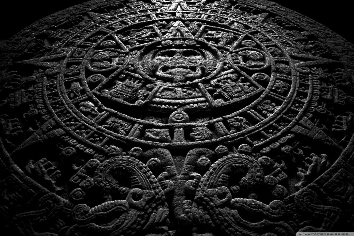 Calendario Azteca tallado en piedra Aztec Carved Calendar Stone  Awesome  Wallpapers