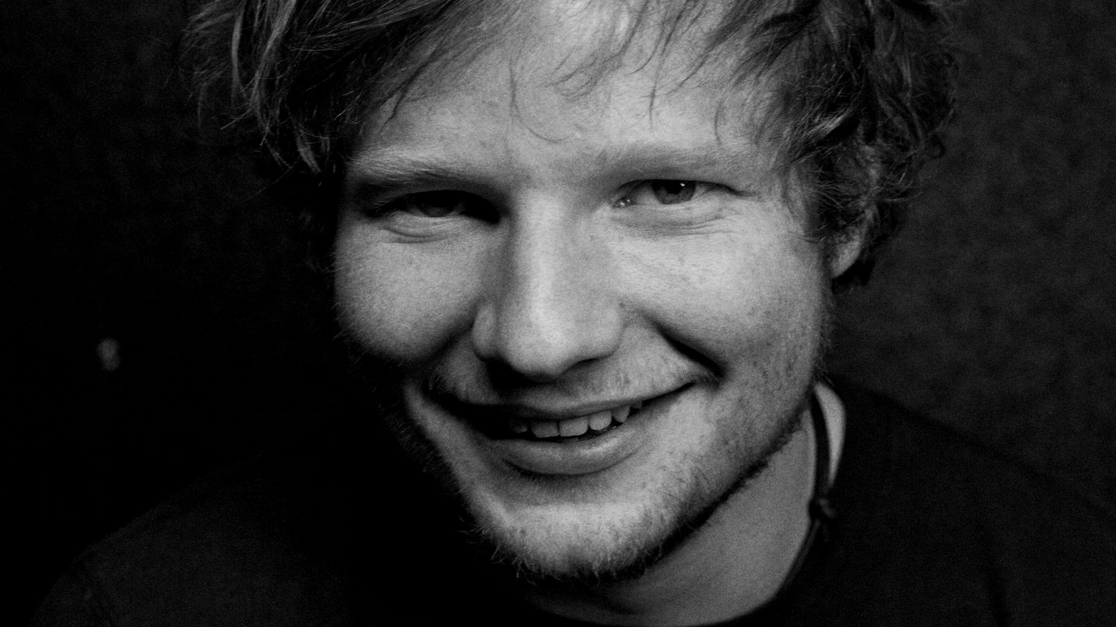 Ed Sheeran Singer English Black & White Wallpaper Stars