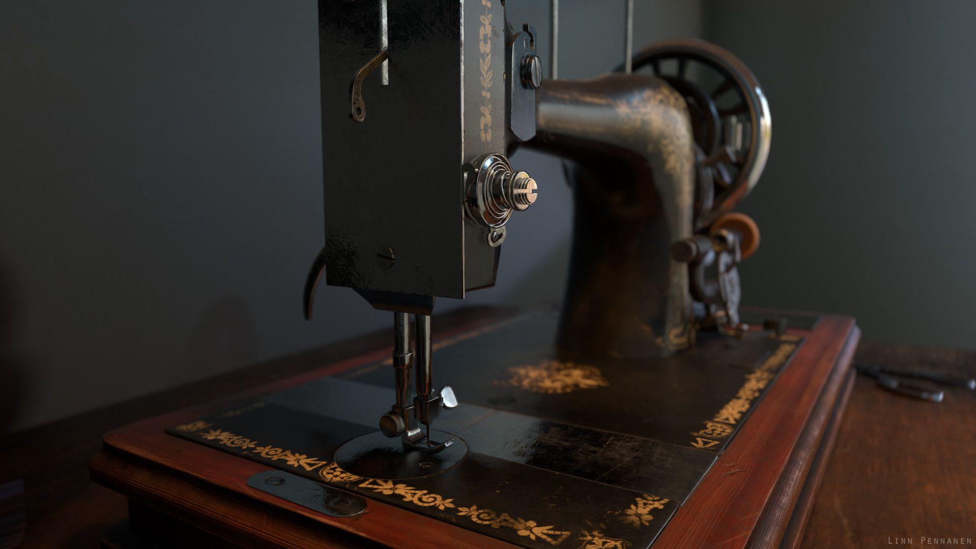 Vintage Sewing Machine, Linn Pennanen