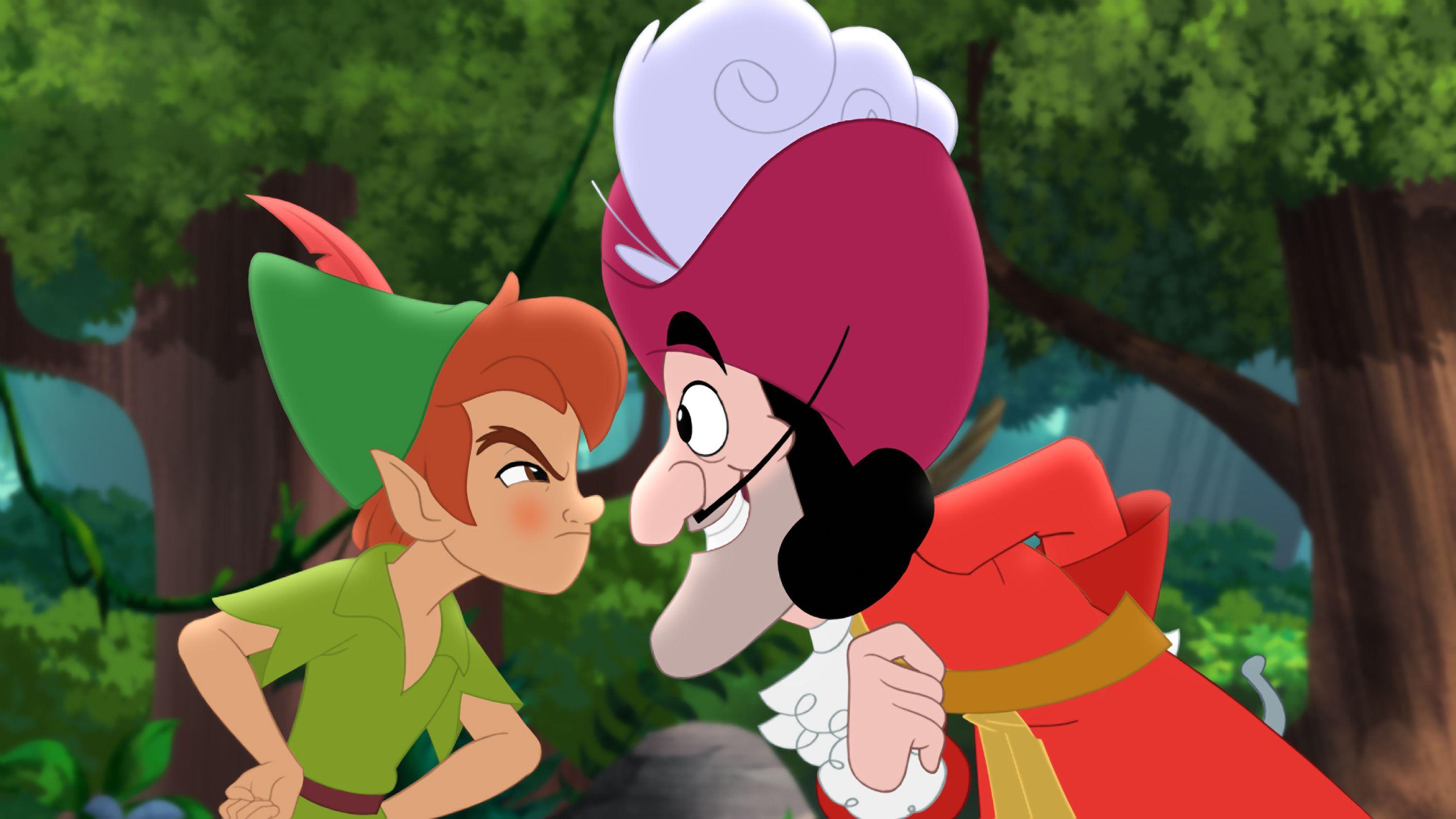 Peter Pan and Captain Hook HD Wallpaper for iPad mini 3