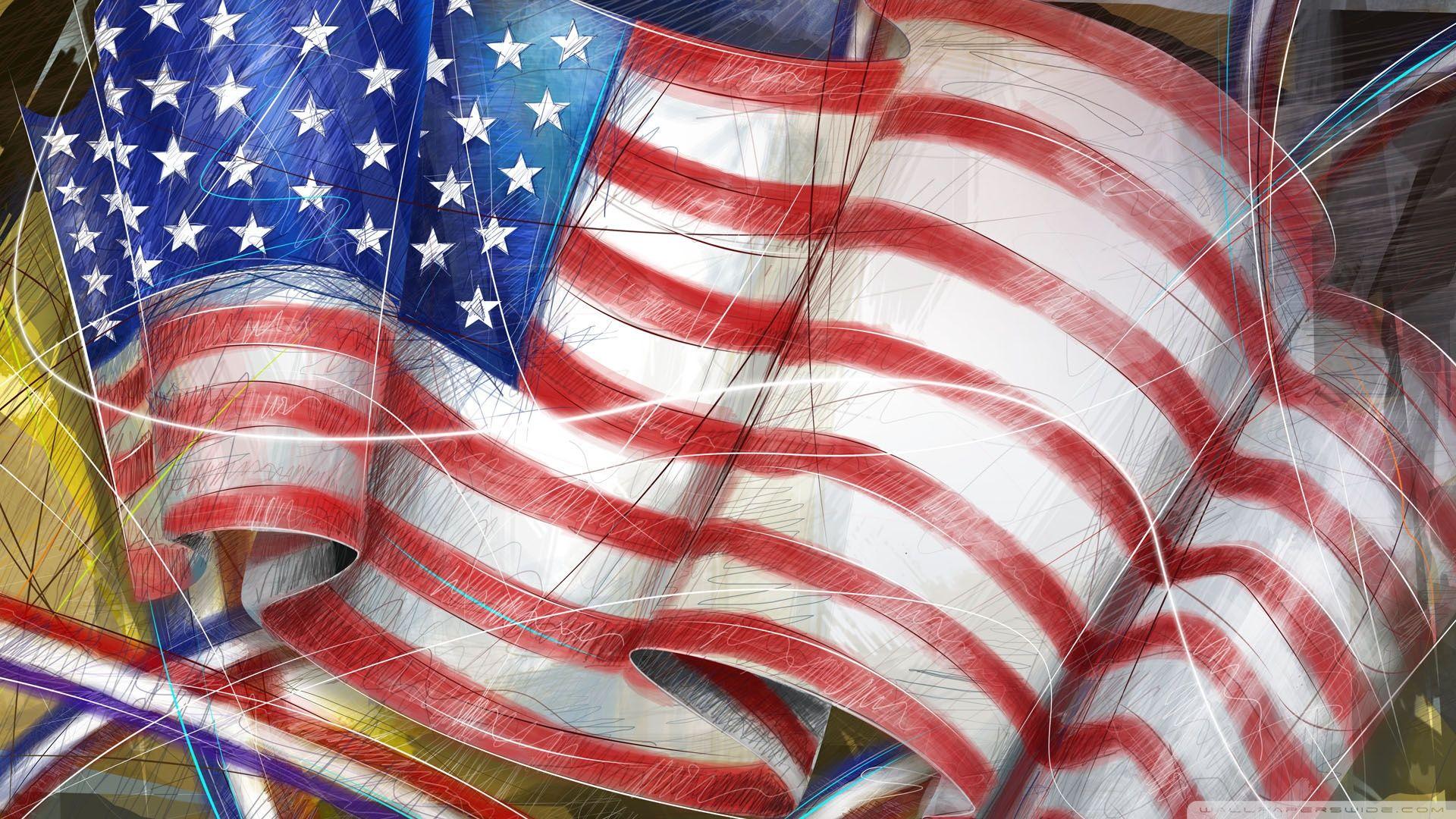 American Flag, Independence Day ❤ 4K HD Desktop Wallpaper for 4K
