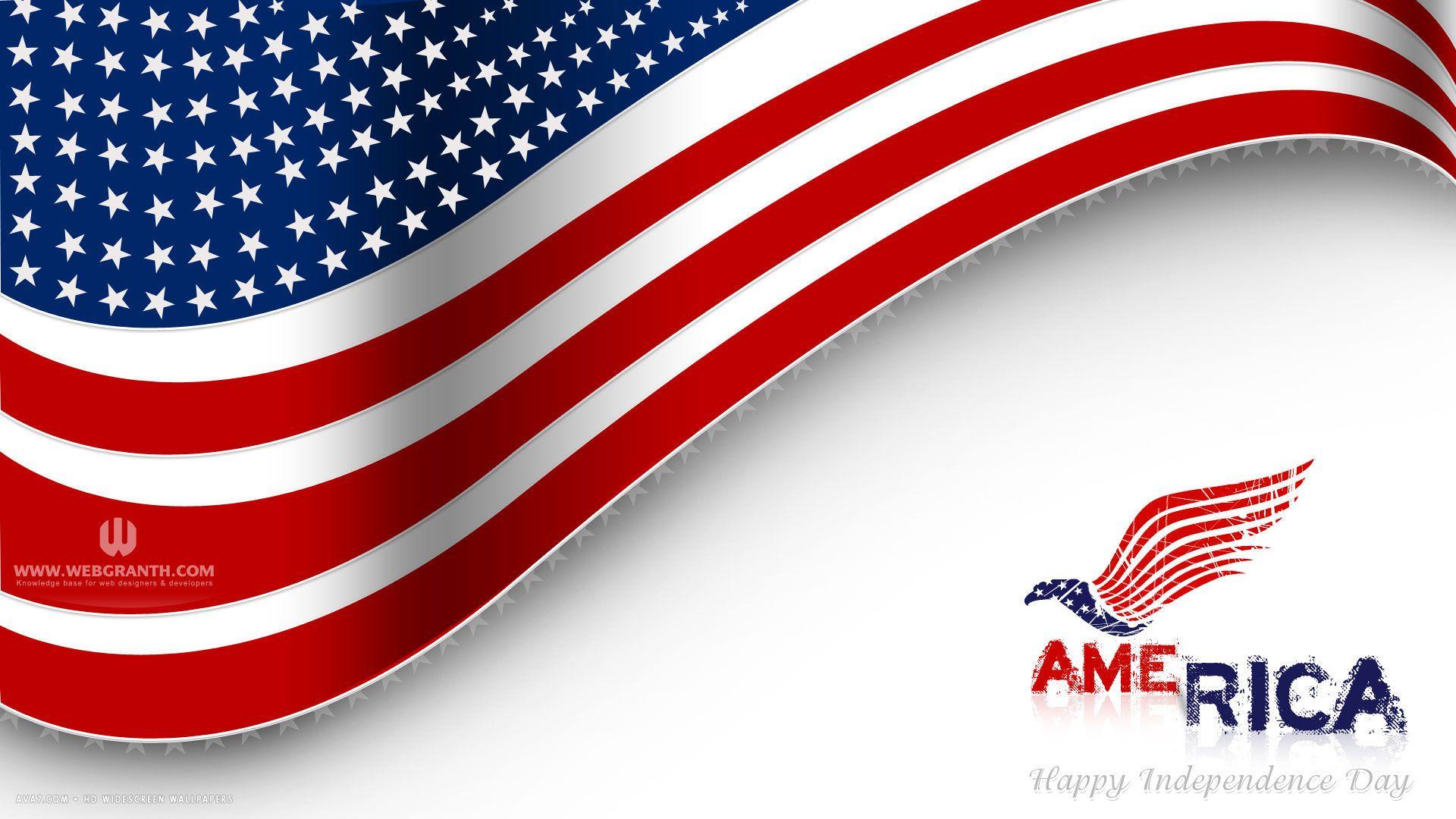 happy independence day 4th of july america flag vector holiday HD