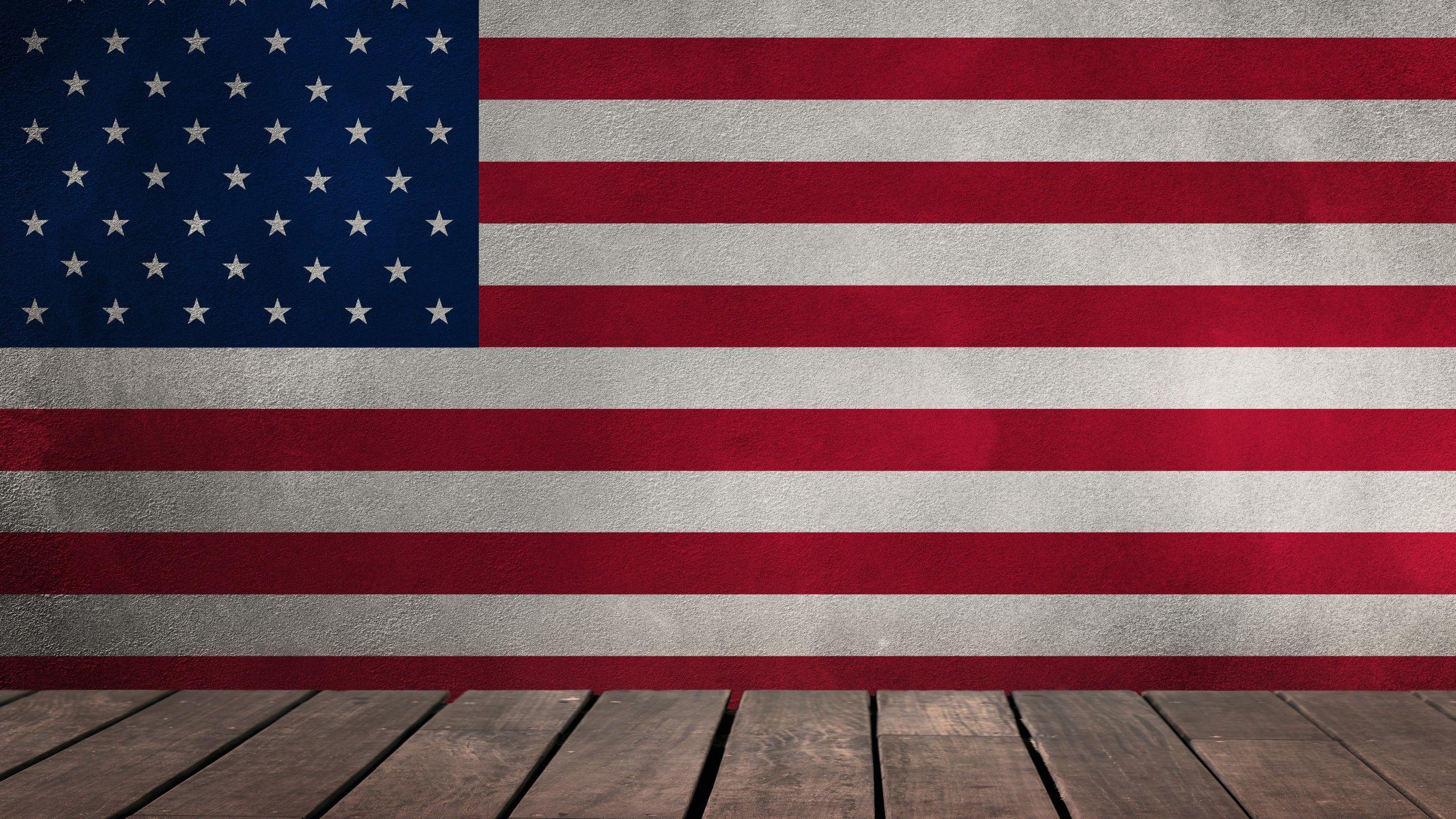 Wallpaper Flag of USA, National flag, HD, 5K, World