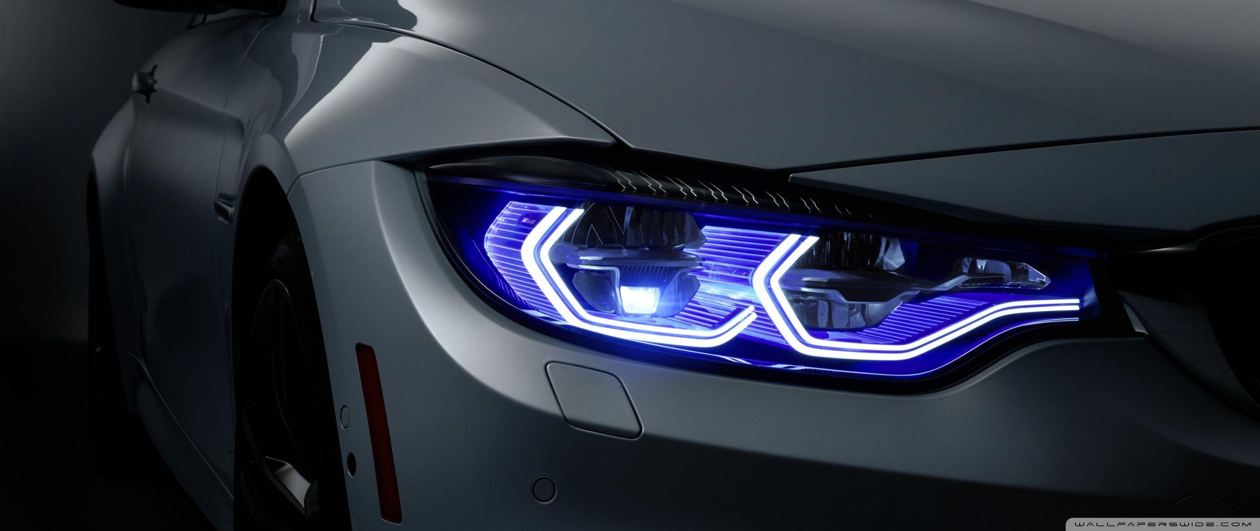 BMW Xenon Headlights Ultra HD Desktop Background Wallpaper